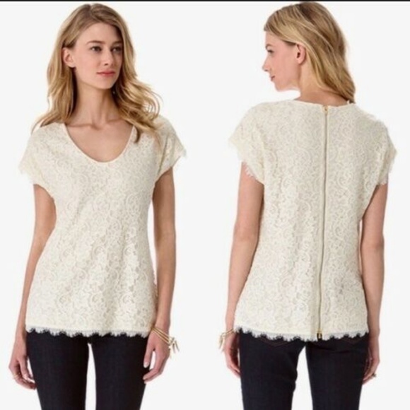 Diane Von Furstenberg Blouse Lace Cholula (H93) - Picture 1 of 8